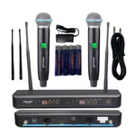 Pro 2CH Uhf Handheld Wireless Microphone System Audio Party Stage. Fixed Price $129.96.