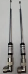 Shure WA380A Half Wave Antenna Freq 169-185MHZ *lot Of 2 (pair) 90DEGREE Adapt. Fixed Price $44.99.