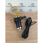 Rockville RCM02 Professional Condenser Microphone Black Gold With Shock Mount. Fixed Price $39.95.