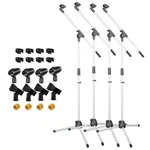 5 Core Microphone Stand 4PCS Floor 72" Adjustable W Telescoping Boom Arm. Fixed Price $53.99.