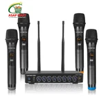 Sound Town 200 Channels Wireless 4 Metal Mics, Black & Gray Blue Orange. Fixed Price $190.39.