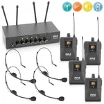 Pyle Uhf Wireless Lavalier Microphone Set Transmitters Home Recording PDWM4122. Fixed Price $79.00.