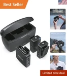 Wireless Lavalier Microphone For Iphone/android/camera, 2 Pack Cordless Lapel.... Fixed Price $115.97.