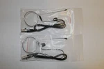 2 Black Single Earhook Headset Microphones For Shure Wireless TA4F 4PIN Xlr. Fixed Price $46.95.