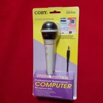 New Coby Dynamic High Performance Microphone Audio Computer Model CM-P22 Rap. Fixed Price $17.99.