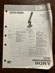 Sony ECM-979 Electret Condenser Microphone Service Manual Original Genuine Oem. Fixed Price $19.99.