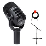 Electro-voice ND46 Supercardioid Instrument Mic W/ Short Stand & Cable. Fixed Price $179.00.