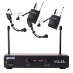 Gemini Sound UHF-02HL-S34 Dual Channel Wireless Headset & Lapel Mic Sys.... Fixed Price $104.21.