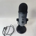 Blue Miccrophone Usb With Weighted Desktop Stand A00121. Fixed Price $18.00.