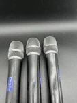 Three Vocopro Wireless Microphone VHF-35 Professional System. Fixed Price $60.00.