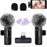 2.4G Wireless Lavalier Microphone Windproof Audio Video Recording For Ip. Fixed Price $14.99.