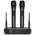Pyle Channel Microphone System-vhf Fixed Dual Frequency Wireless Set With 2. Fixed Price $49.79.