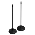On-stage MS7201B Microphone Stand, (2-PACK) Round Base Adjustable Height 33" 60". Fixed Price $71.90.