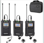 Comica CVM-WM100PLUS Uhf Wireless Lavalier Dual Channel System Recording. Fixed Price $68.93.