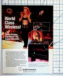 Gloria Estefan Miami Sound Machine Audio-technica Wireless Mic Ad Ephemera. Fixed Price $17.10.