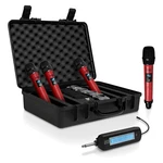 Pyle Channel Portable Uhf Wireless Microphone W/4X Handheld (red). Fixed Price $165.49.