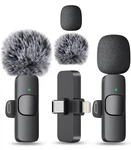 Maybesta Wireless Mini Microphone For Iphone, Android - 2 Pack Lavalier.... Fixed Price $32.79.