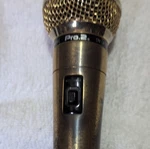 PRO.2 DM-475 Dynamic Handheld Microphone Gold Black Wired 1/4" On/off Switch. Fixed Price $12.25.
