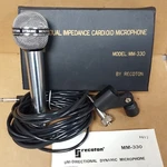 Recoton MM-330 Vintage Uni-directional Dynamic Mic. W/ Cable, Holder, Case -used. Fixed Price $21.25.