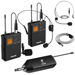 Wireless Microphone System Uhf 200FT Range Rechargeable Mics Tonor Headset. Fixed Price $119.99.
