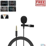Clip-on Mini Microphone 3.5MM Lavalier Lapel For Mobile Pc Recording. Fixed Price $6.99.