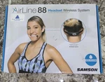 Samson SWC88XAH8-D Wireless Headset System With Unidirectional Mic Band. Fixed Price $399.99.