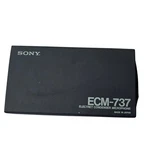 Sony ECM-737 Electret Condenser Stereo Microphone In Case Vtg Preowned. Fixed Price $49.00.