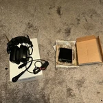 Telex BP-1000 Intercom Beltpack; With 64437 PH-2 Headset (new Old Stock). Fixed Price $100.00.