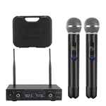 Wireless Microphone System Uhf Dual Handheld 20 Channels Blue Gudeholo Cordless. Fixed Price $179.99.