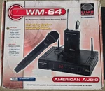 American Audio Wireless Lavalier Microphone System, WM-64LAV. Fixed Price $125.00.