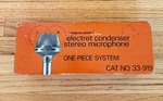 Realistic Electret Condenser Stereo Microphone One-piece System #33-919A,EUC. Fixed Price $10.00.