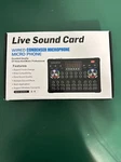 Live Sound Card Condenser For Microphone Podcast. Fixed Price $20.00.