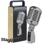 Stagg SDM100-CR 50'S Style Professional Vintage Dynamic Microphone Chrome. Fixed Price $99.99.