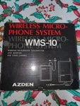 Vintage Azden Wireless Microphone System WMS-10 Made Japan Tape Sealed Mint. Fixed Price $159.99.