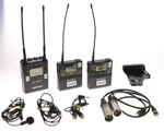 Sony Dual-channel Camera-mount Wireless Audio Package 470-541MHZ Includes Case. Fixed Price $799.95.