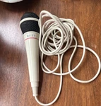 Koss M-11 Handheld Wired Microphone, White, 3.5MM Trs Plug. Untested. Fixed Price $10.00.