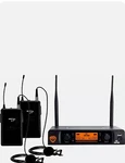 Nady DW-22 Lt 24 Bit Digital Dual Lapel Wireless Microphone System. Fixed Price $150.00.