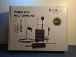Bietrun WXM07 Professional Wireless Microphone 3 In 1 Transmitter Receiver Set. Fixed Price $36.36.