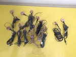 Lot Of 12 Audio Implements PO-2000 PO-500 Ear Buds Receivers With Cords. Fixed Price $85.00.