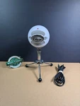 Blue Snowball Usb Microphone White With Stand Ships Fast!!!. Fixed Price $19.46.