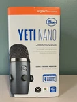 Blue Yeti Nano Dual-pattern Usb Microphone Gray With Voice Effects. Fixed Price $59.99.
