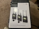 Saramonic UWMIC9 RX9 + TX9 Uhf Wireless Lavalier Microphone Bodypack Lcd. Fixed Price $100.00.
