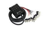 Proreck 25FT 8-CH Xlr Snake Cable Low Profile Stage Box Audio Splitter. Fixed Price $79.99.