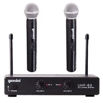 Gemini Sound UHF-02M Pro Live Stage Pa Karaoke Handheld Wireless Microphones. Fixed Price $69.95.