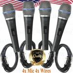 4X Professional Wired Dynamic Vocal Studio Microphone Handheld With Xlr 3PIN. Fixed Price $64.99.
