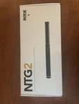 Rode NTG2 Dual Power Shotgun Condenser Microphone, High Pass Filter, Wired. Fixed Price $120.00.