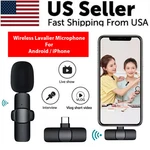 Lavalier Microphone Wireless Audio Video Recording Mini For Android/iphone. Fixed Price $10.89.
