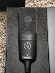 Audio Technica AT4050 Multi-pattern Condenser Mic W/ Shockmount. Fixed Price $450.00.