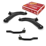 Front Lower Control Arm & Outer Tie Rod Ends For 07-12 Nissan Versa 09-14 Cube. Fixed Price $102.97.