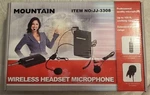 Mountain Professional Quality Wireless Headset Microphone System. Fixed Price $29.00.